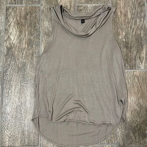 Banana Republic XS grey cowl neck tank